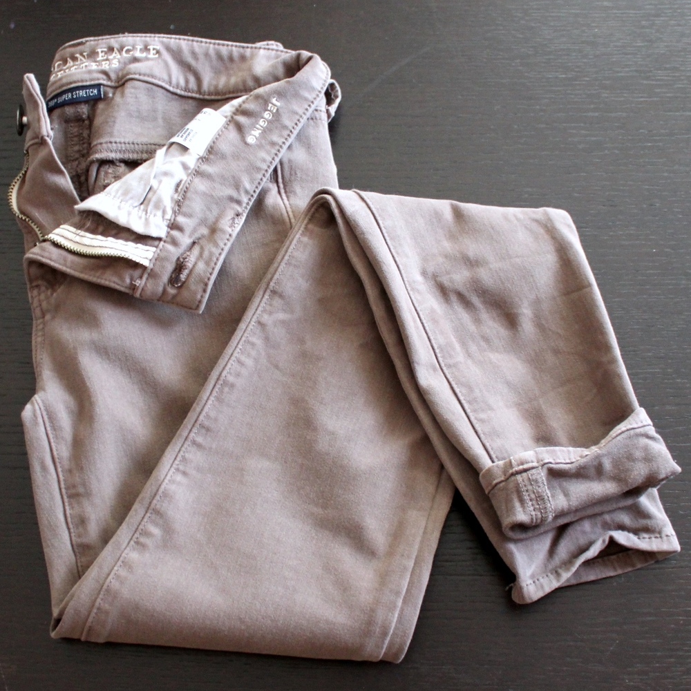 AEO Brown Jeggings